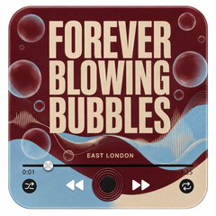 East London Claret and Blue sound magnet