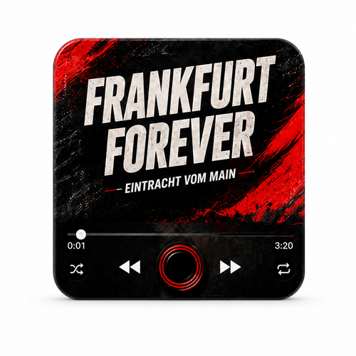 Frankfurt Red & Black Football Sound Magnet - product image 1
