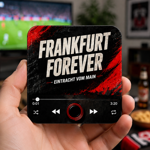 Frankfurt Red & Black Football Sound Magnet - product image 2