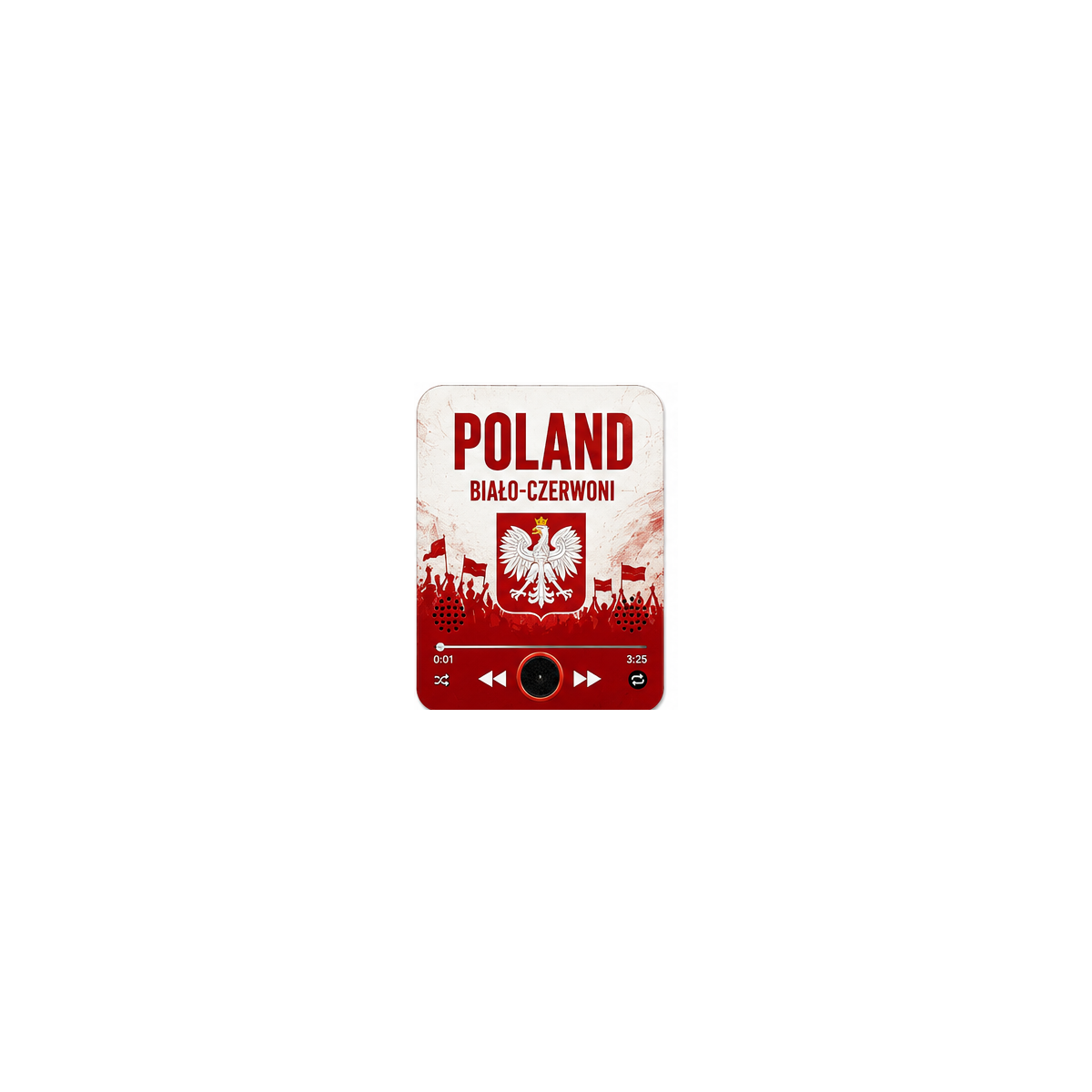 Poland football sound magnet