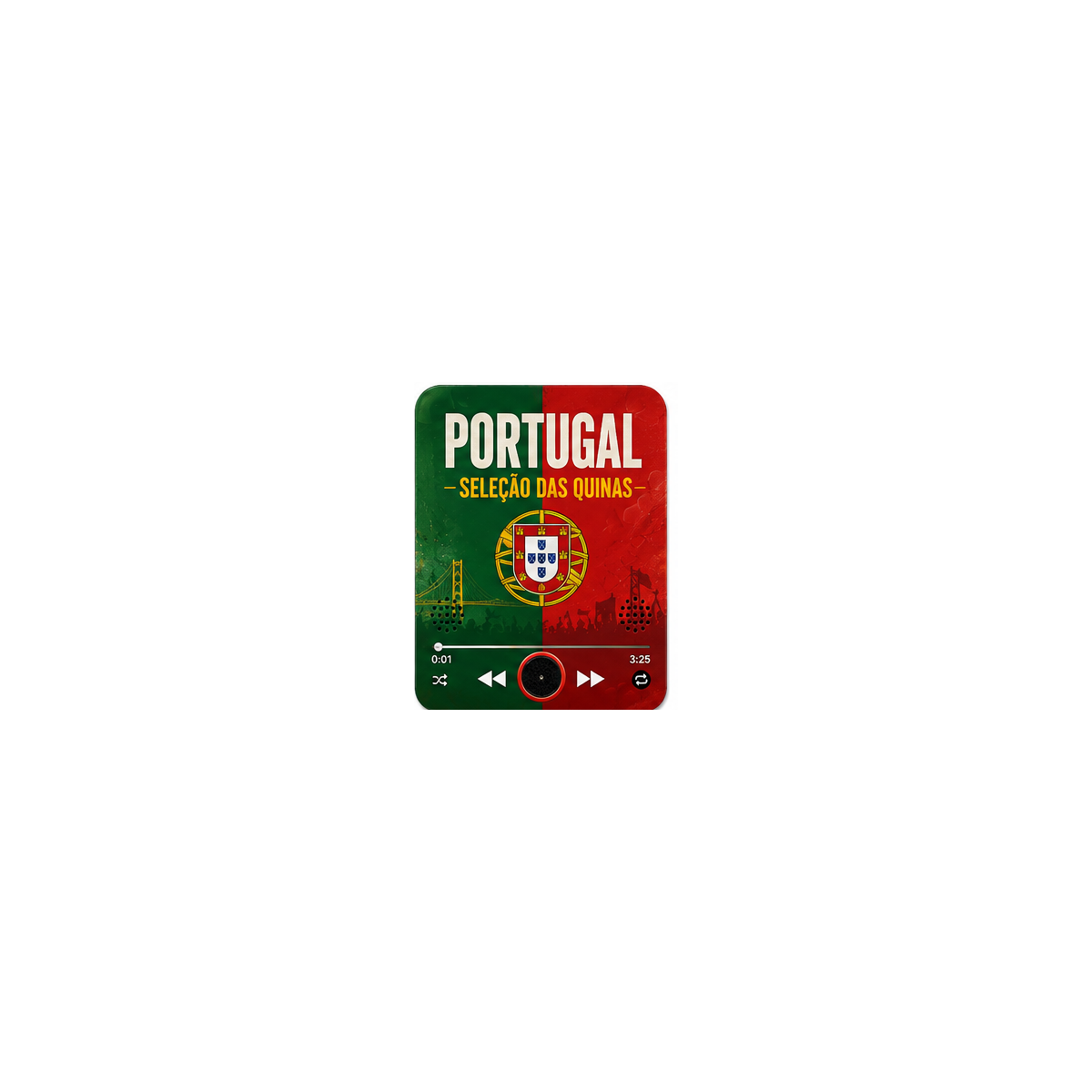 Portugal football sound magnet