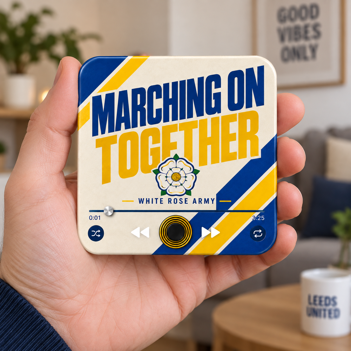 Yorkshire Blue & Yellow Football Sound Magnet - product image 2